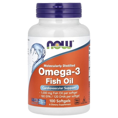 NOW Omega-3 1000 мг 100 капс. 13074