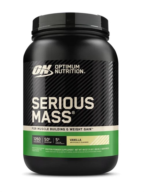 Optimum Nutrition Serious Mass 1350г - ваниль 8436046977864