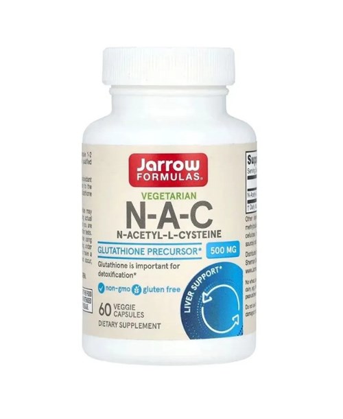 JARROW FORMULAS N-A-C (N-Acetyl-L-Cysteine) 500 мг 60 жев. табл. 8436046977552