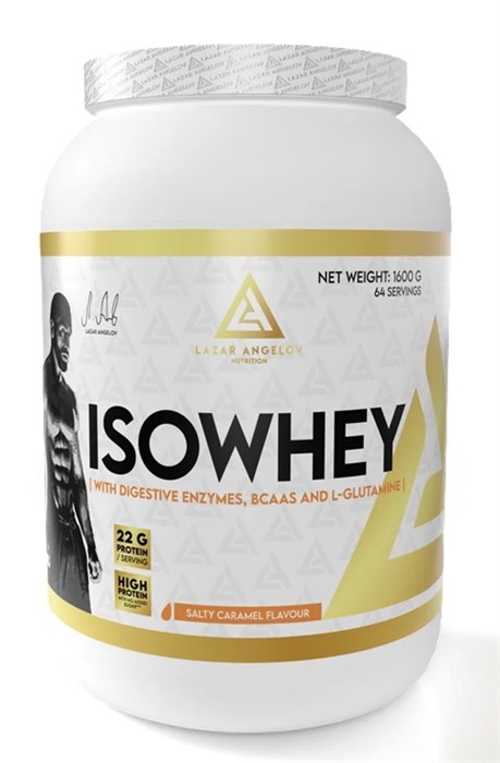 LAZAR ANGELOV ISOWHEY 1600г - соленая карамель 8436046977804