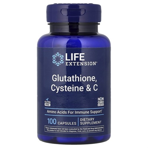 Life Extension Glutathione, Cysteine & C 100 капс. 30879