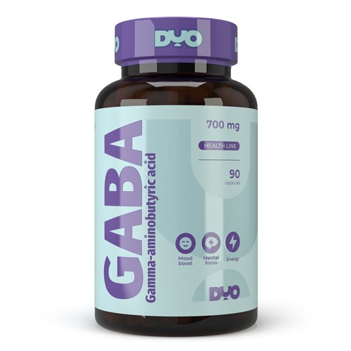 DYO GABA (Гамма-аминомасляная кислота) 700 мг 90 капс. 8436046977457