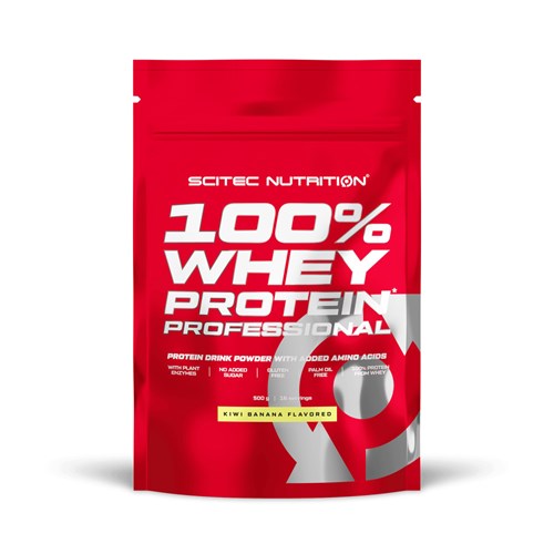 Scitec Nutrition 100% Whey Protein Professional 500г - киви-банан 8436046977682