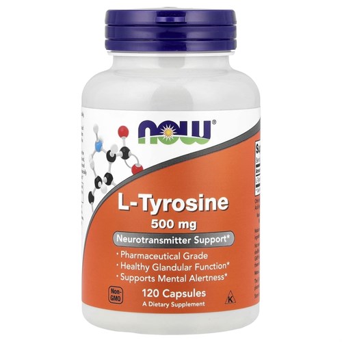 NOW L-Tyrosine 500 мг 120 капс. 04904