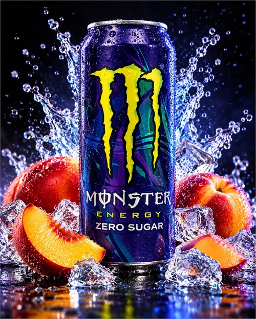 Monster Full Throttle Zero Sugar 500мл - персик-нектарин МК-00008541