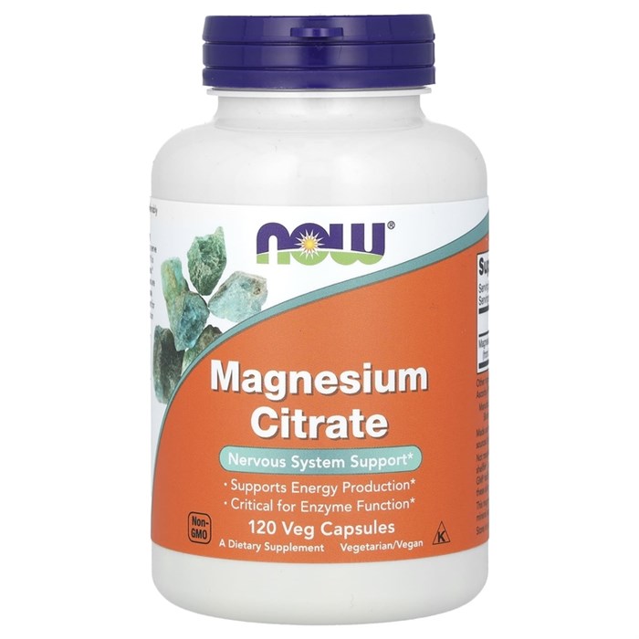NOW Magnesium Citrate 400 мг 120 капс. 00342