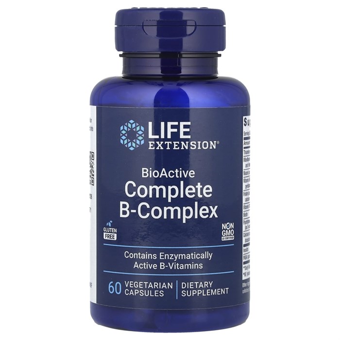Life Extension BioActive Complete B-Complex 60 капс. 40055
