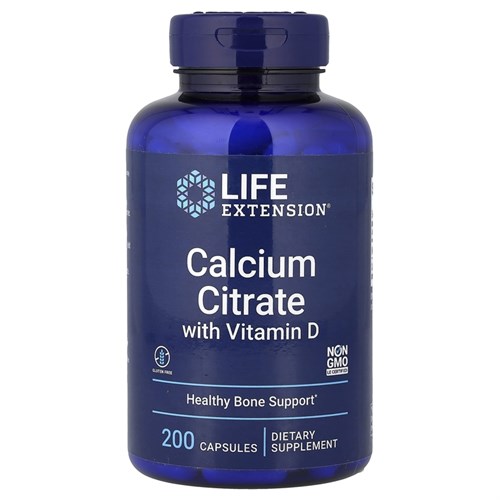 Life Extension Цитрат кальция с витамином D3 200 капс. 8436046977918
