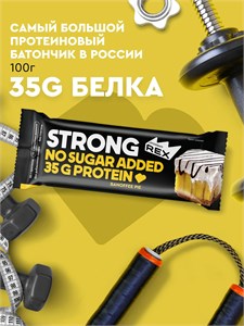ProteinRex Батончик с высоким содержанием протеина STRONG 100г - баноффи пай 26490
