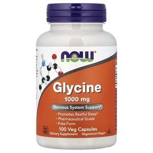 NOW Glycine 1000 мг 100 капс. 17942