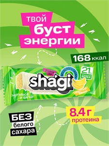 ProteinRex Shagi Батончик с высоким содержанием белка 40г - банан 21895