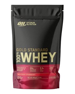 Optimum Nutrition 100% Whey Gold Standard 682г - клубничный крем 8436046977848