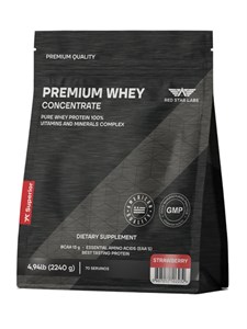 Red Star Labs Premium Whey Concentrate 2240г - клубника 8436046977310