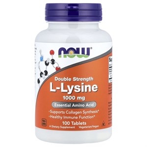 NOW L-Lysine 1000 мг 100 табл. 21480