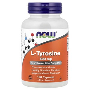NOW L-Tyrosine 500 мг 120 капс. 04904