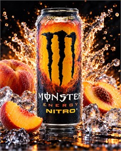 Monster Nitro Cosmic Peach 500мл - персик МК-00013343