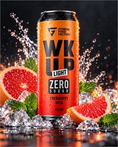 Fitness Food Factory WK UP Light 450мл - грейпфрут-мята 8436046977724