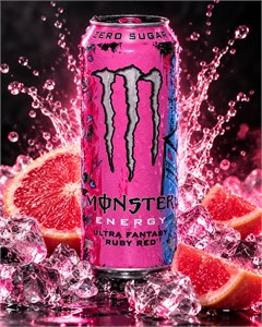 Monster Ultra Fantasy Ruby Red 500мл - розовый грейпфрут 8436046977723