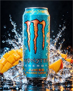 Monster Juiced Mango Loco 500мл - манго 8436046977721