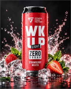 Fitness Food Factory WK UP Light 450мл - клубничный мохито 8436046977725