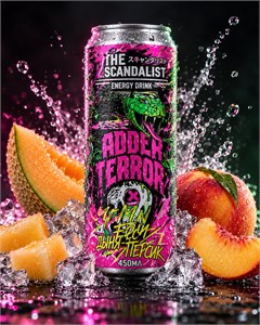 The Scandalist Adder Terror 450мл - дыня-персик 30787