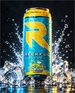 RECKFUL Energy Drink 450мл - тропическая содовая 8436046977697