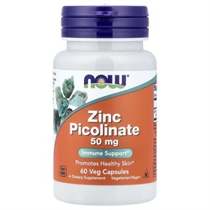 NOW Zinc Picolinate 50 мг 60 капс. 9710