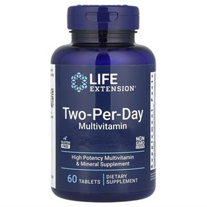 Life Extension Two-Per-Day Multivitamin 60 табл. 05489