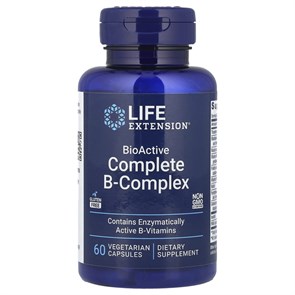 Life Extension BioActive Complete B-Complex 60 капс. 40055