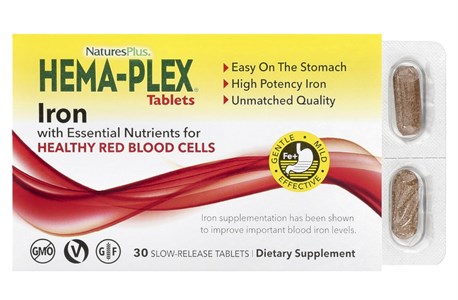 Nature's Plus Hema-Plex 30 табл. 48399