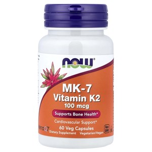NOW Vitamin K-2 (MK7) 100 мкг 60 капс. 8436046977991
