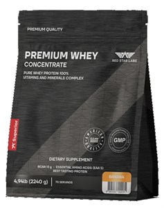 Red Star Labs Premium Whey Concentrate 2240г - банан 8436046977311