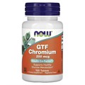 NOW GTF Chromium 200 мкг 100 табл. 8436046977574